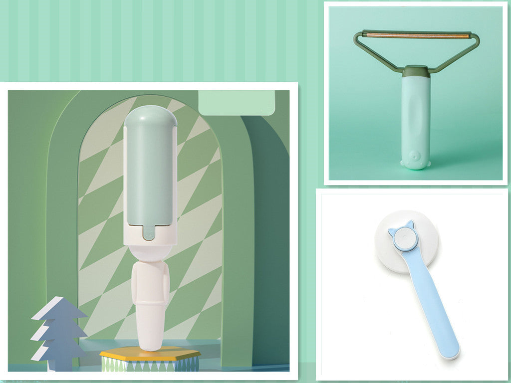 Pet Cat Dog Hair Remover Dematting Comb Double-sided Sofa Clothes Shaver Lint Rollers For Cleaning Pets Comb Brush Removal Mitts Brush Overview: 1. It is very suitable for washing clothes, bedding, furniture, and car interiors. 2. Clothes shaver You can u
