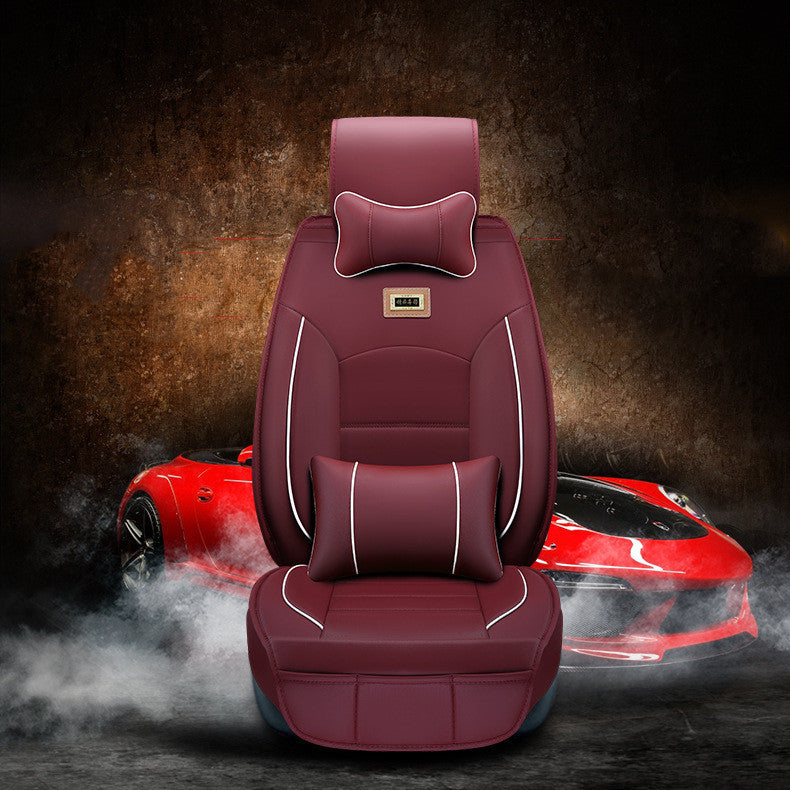 Car seat cushion cover Material: leather Processing customization: Yes Style: five seats Filler: Cotton Car seat cushion cover Material: leather Processing customization: Yes Style: five seats Filler: Cotton 0