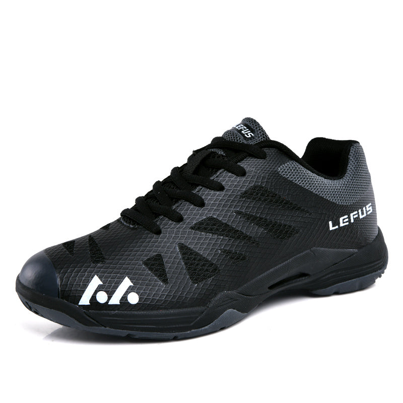 Badminton Shoes Men'S Mesh Breathable Volleyball Sports Couple Tennis Shoes Product Information: Inside material: Cotton Cortex Features: Cowhide Sole Material: Rubber Upper Material: Mesh Color: L010 blue, L010 black, L010 orange Size: 36, 37, 38, 39, 40