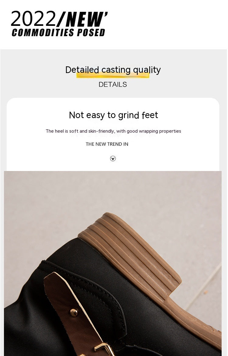 Plus Size Long Tube Women's Boots Chunky Heel Side Zip Wool Stitching Product information: Lining material: Cotton Color: red, black, purple, green, brown Heel height: mid heel (3-5CM) Length of socks: Middle calf Size: 36, 37, 38, 39, 40, 41, 42, 43 Sole