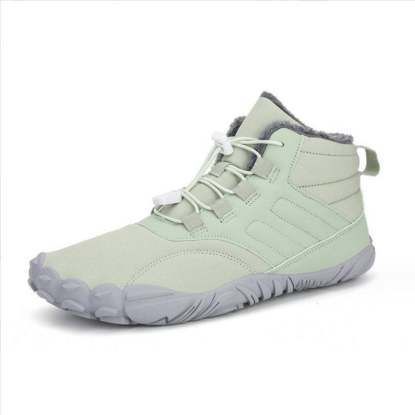 Men's Snow Boots Couple Fleece-lined Waterproof Outdoor Cotton-padded Shoes Product information: Suitable Location: Wild Pattern: solid color Lining material: artificial velboa Color: 902 Blue, 902 Black, 902 Gray, 902 light blue, 902 light green Processi