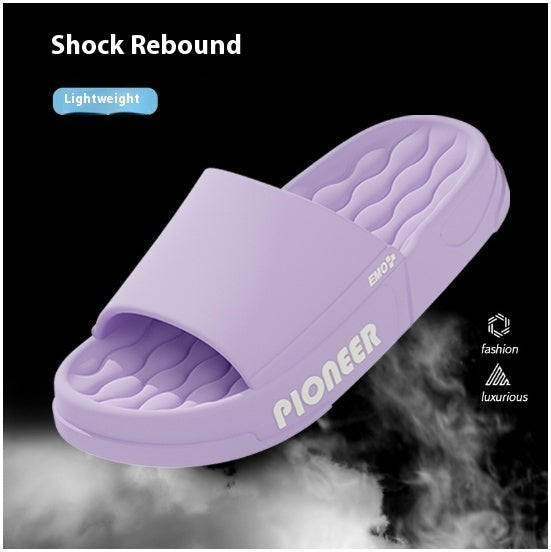 Men's Sandals Household Bathroom Non-slip Bathroom Slippers Product information: Color: black, brown, gray, white, green, purple With USB or not: no Size: 36-37 (suitable for 35-36 yards),38-39 (suitable for 37-38 yards),40-41 (suitable for 39-40 yards),4