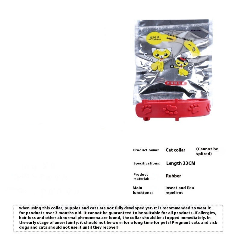 Pet Dog Rubber Anti-flea Collar Mosquito Repellent Depulization Product information: Name: anti-flea collar Color: dog collar 42cm, cat collar 33cm Material: Plastic Applicable object: general Packing list: 1*Collar Product Image: Pet Dog Rubber Anti-flea