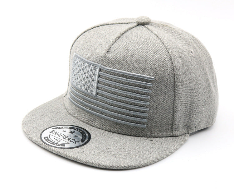 Outdoor Sunshade Hip-hop Cap Spring And Summer Hat Product information: Color: Black, gray Processing method: Satin Style of crown: Dome Size: Children, adults Material: Cotton polyester Popular elements: Embroidery Applicable scenarios: Outdoor, stage, t