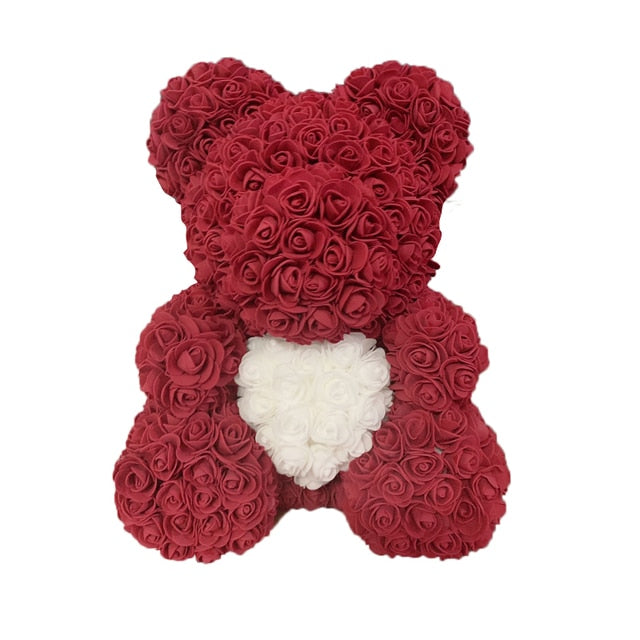 Rose Bear Heart Artificial Flower Our Rose Bear Heart Artificial Flower is the perfect way to show someone you care. This sophisticated symbol of appreciation comes in two sizes– 25 cm and 40 cm – making it perfect for a range of gift giving occasions. Th
