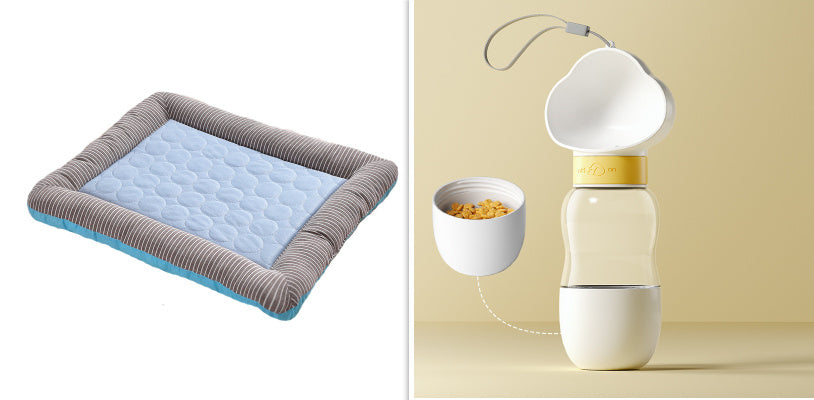 Pet Cooling Pad Bed For Dogs Cats Puppy Kitten Cool Mat Pet Blanket Ice Silk Material Soft For Summer Sleeping Blue Breathable Overview： 1. Cooling Material: The cooling mat is made of high-tech cooling cloth, which makes your pet enjoy a better cooling e