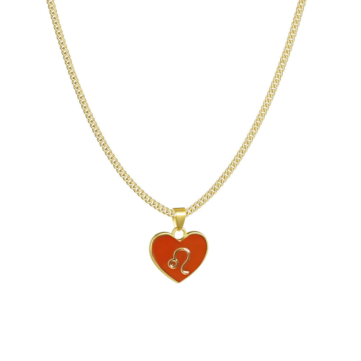 12 Constellation Love Necklace Ins Personalized Heart-shaped Necklace Clavicle Chain Fashion Jewelry For Women Valentine's Day Product information: Material:Alloy Style: Women's Shape: Heart Chain Style:Bamboo Chain Packing list: Necklace*1 Product Image: