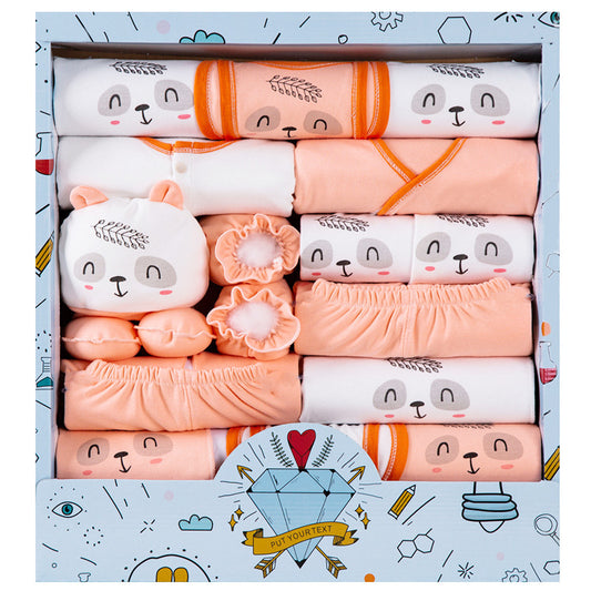 Baby Clothes Cotton Newborn Gift Box Set Product Information : Applicable gender: Neutral/male and female Gift box content: Clothing + accessories / supplies Thickness: Thin section Suitable age: Newborn (0~1 years old, 80cm and below) Closed style: Singl