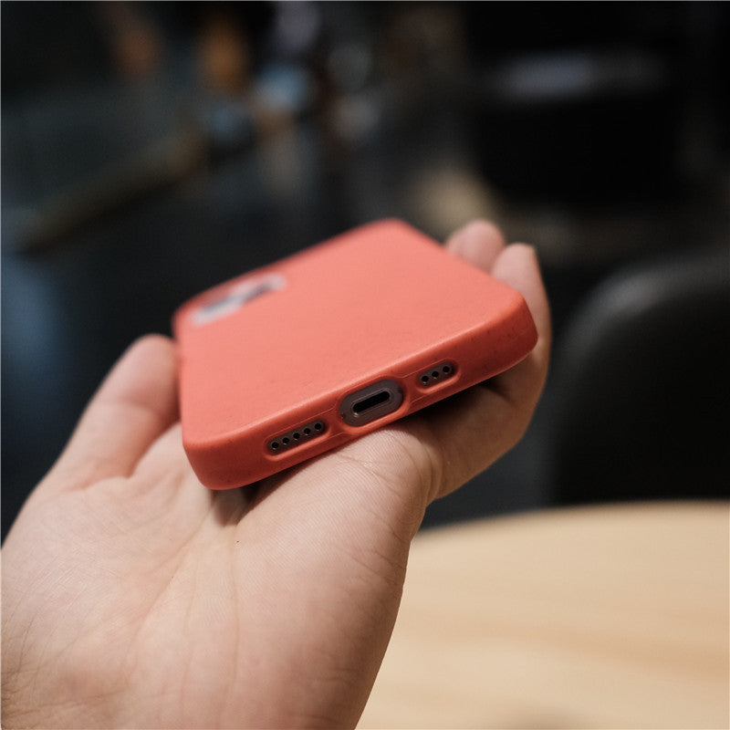 Red Wheat Straw Is Suitable For Mobile Phone Cases Product information: Style: Japan and South Korea Color classification: red Style: Protective case Popular element: simplicity Compatible model：Note:Non-Apple brand products, compatible with IPhone models