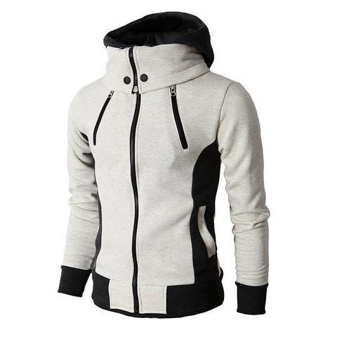 Men's Zip UP Hooded Jacket Fake Two Piece Sports Cardigan Casual Slim Sweatshirt Jacket Overview Zipper design. Let the glove is not easy to fall off. Durable, soft, and flexible, comfortable, and breathable. Touch screen finger design, sensitive to touch