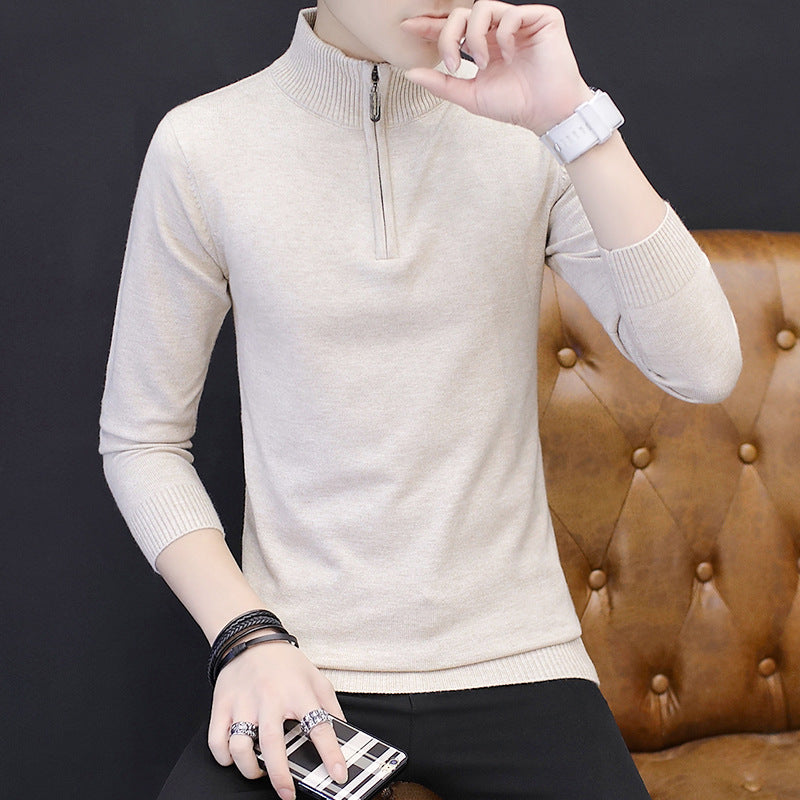 Knitted bottoming shirt Subdivision style: business casual Basic style: fashion city Applicable season: autumn Sleeve length: long sleeve Thickness: thicker Applicable scenarios: go to work Edition type: Slim type Style details: hit color (CM) shoulder bu