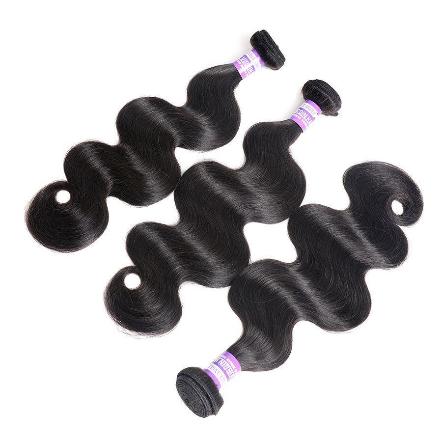 100g human hair weaves body wave hair weft Applicable people: General Treatment process : other Can dyed hot: Do not dye Hair material: real hair Apply skin tone : Other Hair piece type: straight Hair piece length: full size 100g human hair weaves body wa
