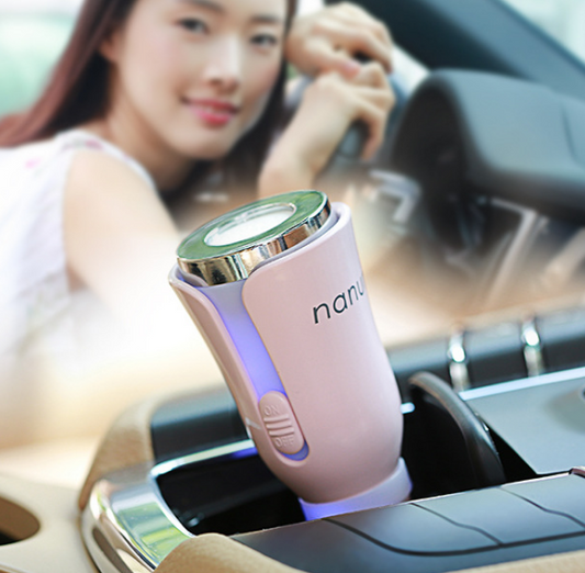 Car Aroma Diffuser with Dual Power USB Car Charger 5-Color Specifications: M aterial: PP+ hardware Product size: 45*118 MM Product Net/Gross Weight: 69g/115g C olor: black / white / blue / pink / green Working current (aroma mode): 12V/100MA Working curre