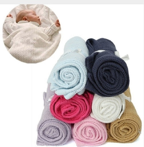 Giol Me Num Newborn Baby Blankets Super Soft Cotton Crochet Summer Candy Color Prop Crib Casual Sleeping Bed Supplies Hole Wrap Giol Me Num Newborn Baby Blankets Super Soft Cotton Crochet Summer Candy Color Prop Crib Casual Sleeping Bed Supplies Hole Wrap