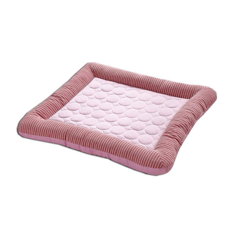 Pet Cooling Pad Bed For Dogs Cats Puppy Kitten Cool Mat Pet Blanket Ice Silk Material Soft For Summer Sleeping Blue Breathable Overview： 1. Cooling Material: The cooling mat is made of high-tech cooling cloth, which makes your pet enjoy a better cooling e