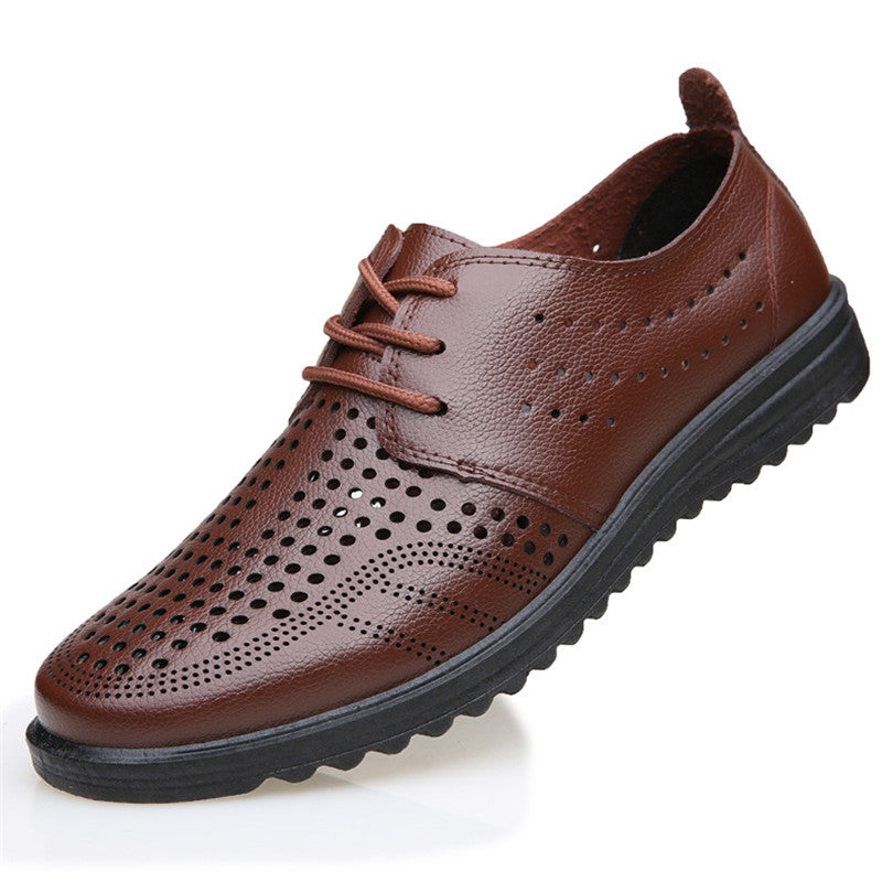 Sandal Hollow Leather Shoes For Men's Casual Sandals Product Information: Upper material: artificial PU Sole material: rubber Style: Casual Style: Business casual shoes Inner lining material: no inner lining Season of launch year (launch time) : Summer 20