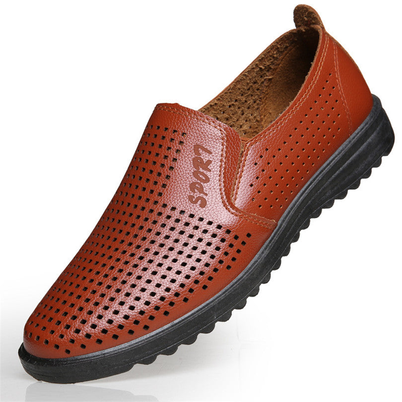 Sandal Hollow Leather Shoes For Men's Casual Sandals Product Information: Upper material: artificial PU Sole material: rubber Style: Casual Style: Business casual shoes Inner lining material: no inner lining Season of launch year (launch time) : Summer 20