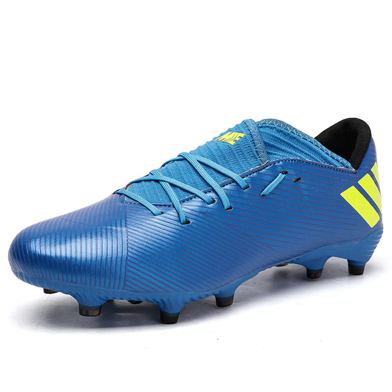 Outdoor High-top Football Boots Turf Soccer Cleats Kids AG Women Soft Football Shoes Product information Wearing style: front tie Function: non-slip Thickness: ordinary thick Processing method: printing Inventory type: whole order Inside material: mesh Su