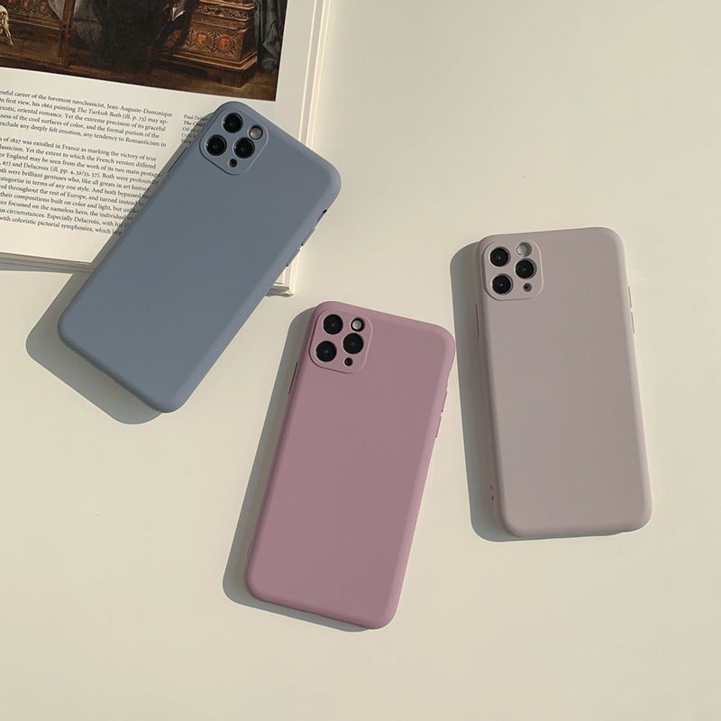 Liquid High-Grade Gray For Mobile Phone Note： Non-Apple branded products,Compatible with iPhone models Product information Style: flip type Material: tpu Style: simple Popular elements: solid color Craft: Painted Packing list: 1x mobile phone case Liquid