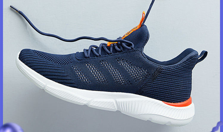 Camel Mesh Breathable Sneakers Net Shoes New Flying Woven Running Shoes Product Information Function: breathable Closed: lace-up Pattern: color matching Style: sneakers Heel height: flat heel color Classification: Black thin men's styles, dark blue thin m