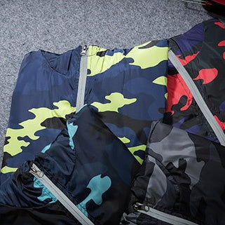 Covrlge Men Jacket Fashion Spring Men Brand Camouflage Jackets Casual Mens Coat Men's Hooded Luminous Zipper Coats MWJ011 Product material: Fabric name: chemical fiber blended Main fabric composition: polyester fiber (polyester) The content of the main fa