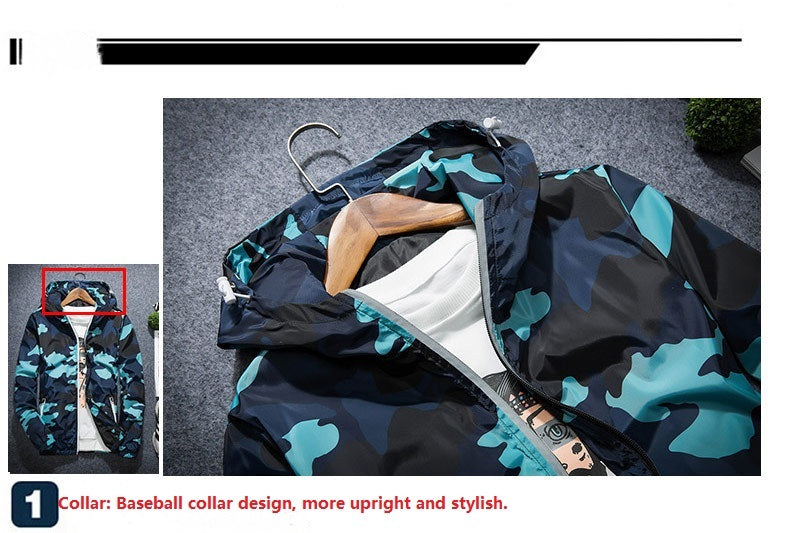 Covrlge Men Jacket Fashion Spring Men Brand Camouflage Jackets Casual Mens Coat Men's Hooded Luminous Zipper Coats MWJ011 Product material: Fabric name: chemical fiber blended Main fabric composition: polyester fiber (polyester) The content of the main fa