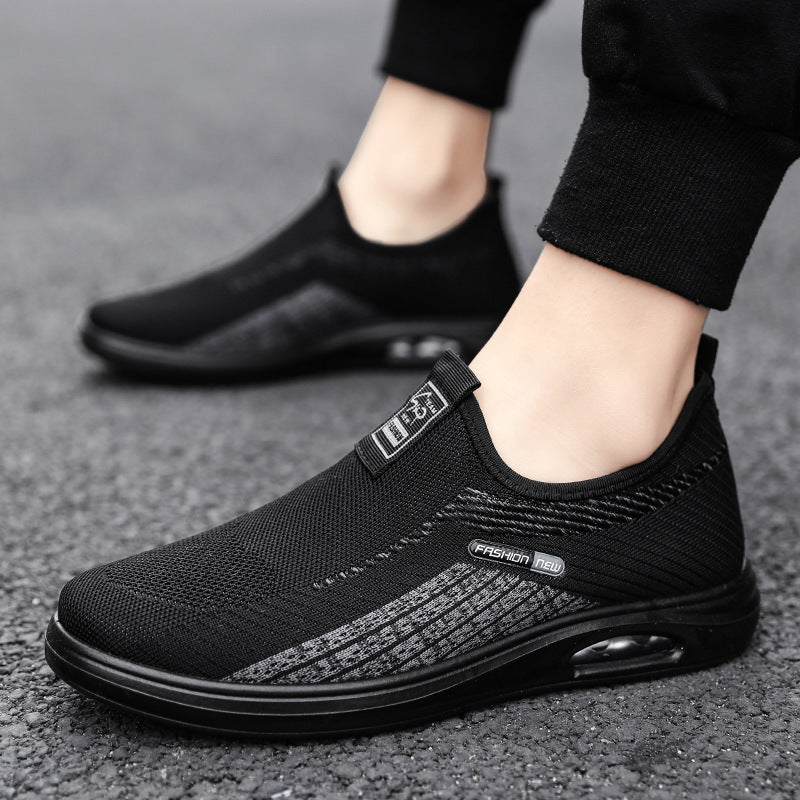 Men's Autumn Fly Woven Mesh Casual Sneaker Product information: Applicable sports: Universal Lining material: Cotton Color: F2119 black Gray, F2119 black red, F2117 black Gray, F2117 Black Upper height: low top Heel height: low heel (1-3CM) Size: 38, 39,