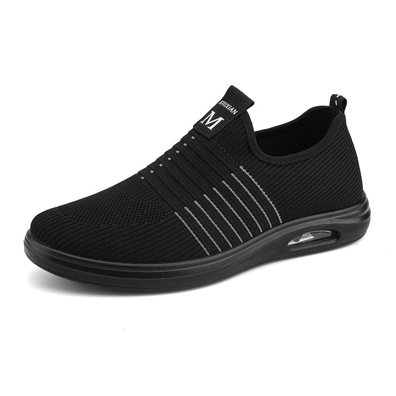 Men's Autumn Fly Woven Mesh Casual Sneaker Product information: Applicable sports: Universal Lining material: Cotton Color: F2119 black Gray, F2119 black red, F2117 black Gray, F2117 Black Upper height: low top Heel height: low heel (1-3CM) Size: 38, 39,