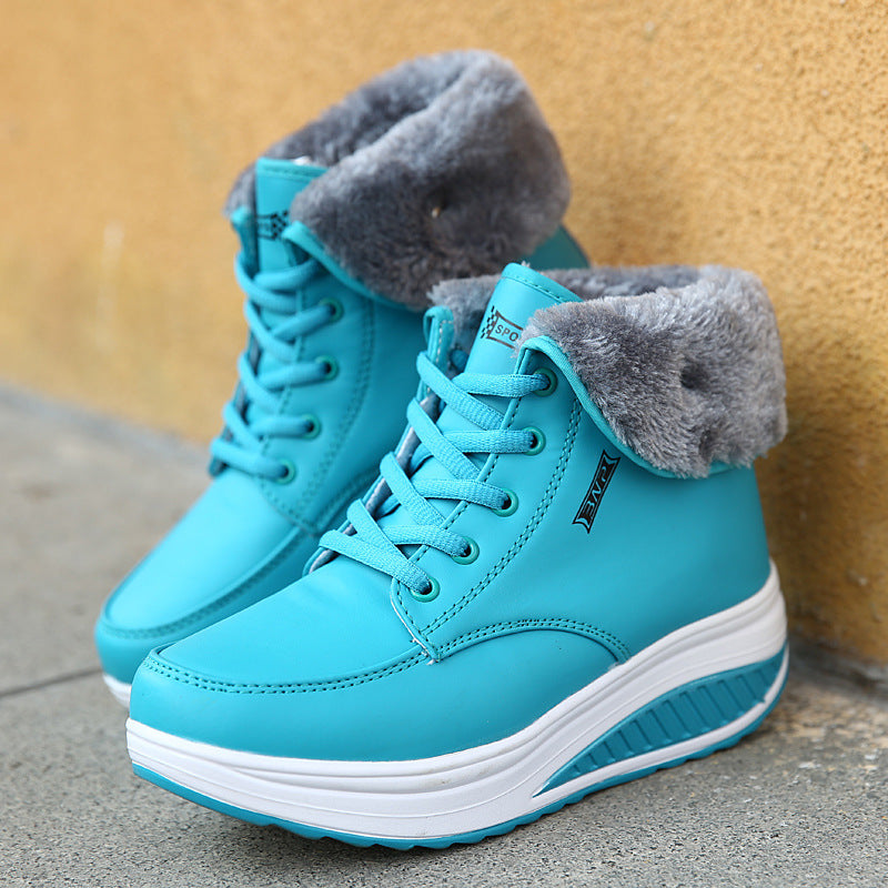 Women's cloth shoes with front lace hand-woven shoes Upper Material: Artificial PU Sole material: pu Applicable sports: general Wearing style: front tie Popular elements: leather stitching, cross straps, candy color, color matching Heel shape: wedge heel