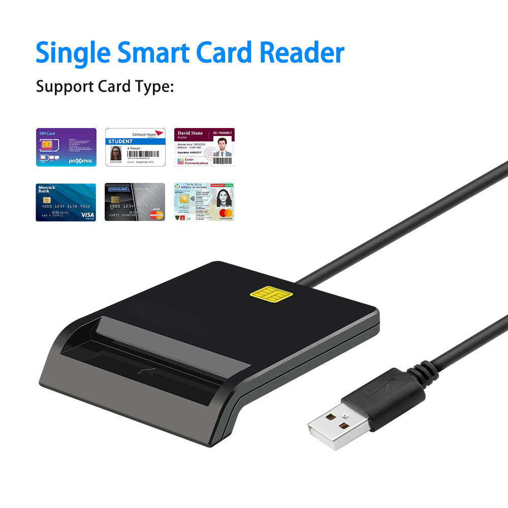 DM-HC65 USB Smart Card Reader Interface type: standard USB2.0 interface Product material: ABS Operating system: Windows 2000, Windows XP, Windows Vista, Windows Win7, Mac X10.3.x + 1: Support DNIE, ATM, IC, ID, CAC, SIM, SMART CARD, smart card, tax return