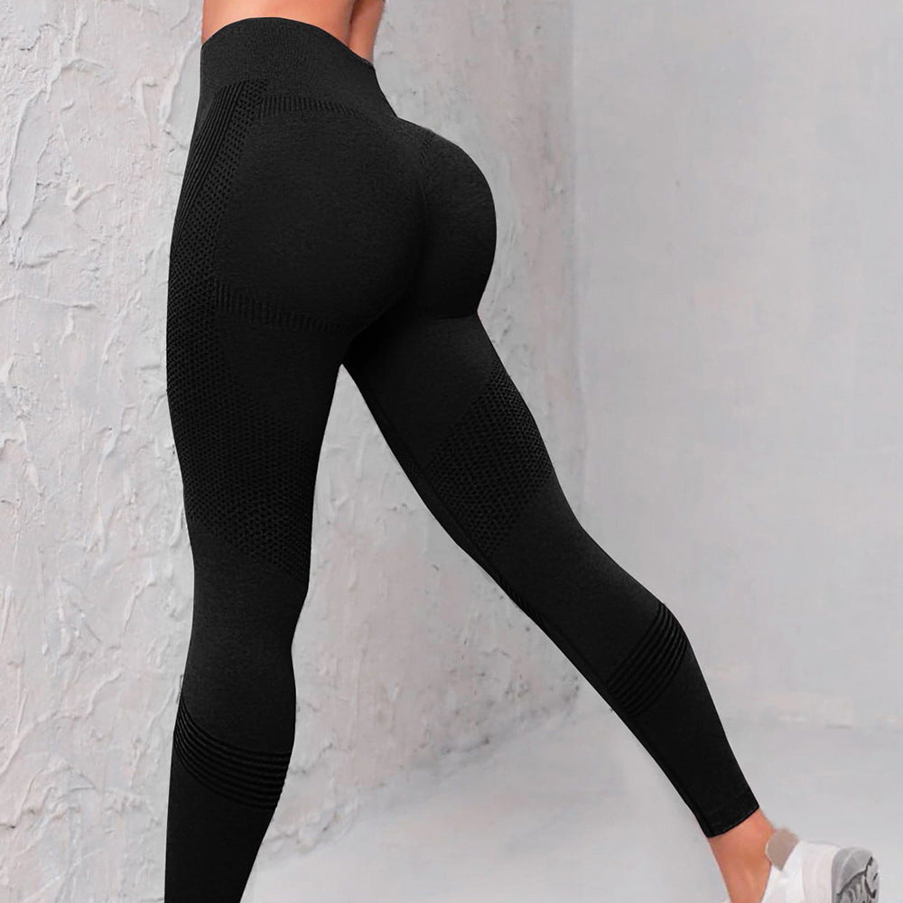 High Waist Seamless Yoga Pants Women's Solid Color Dot Striped Print Butt Lifting Leggings Fitness Running Sport Gym Legging Outfits Overview: Unique design, stylish and beautiful. Good material, comfortable wear. A variety of colors, any choice. Product
