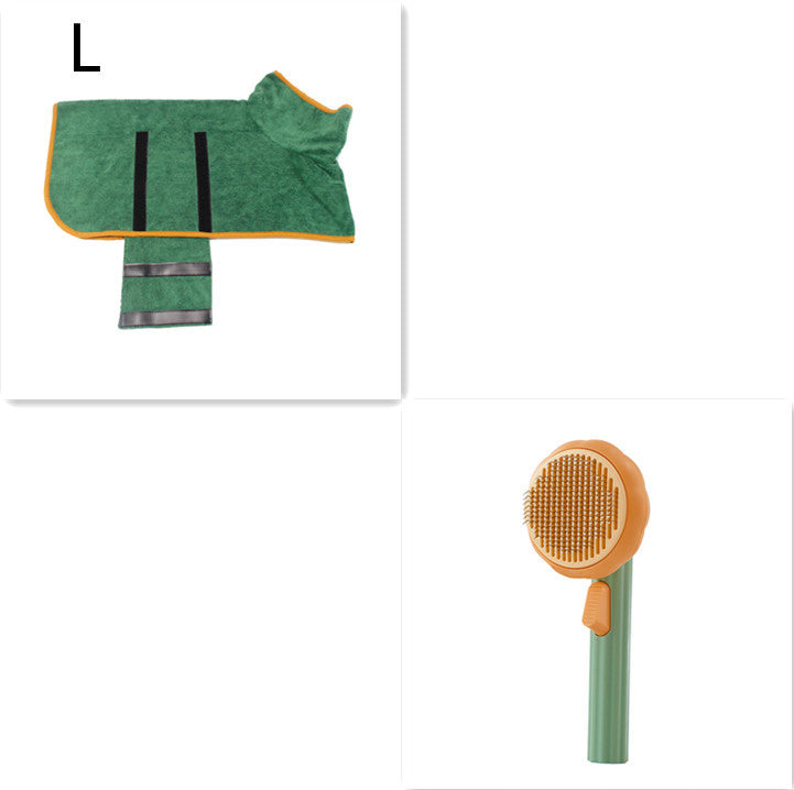 New Pet Cat Brush Hot Selling Hand-held Steel Wire Self-cleaning Comb Looper For Hair Removal Overview: 1. Promote blood circulation In the process of grooming pets, combing needles repeatedly massage the skin, which can promote blood circulation, increas