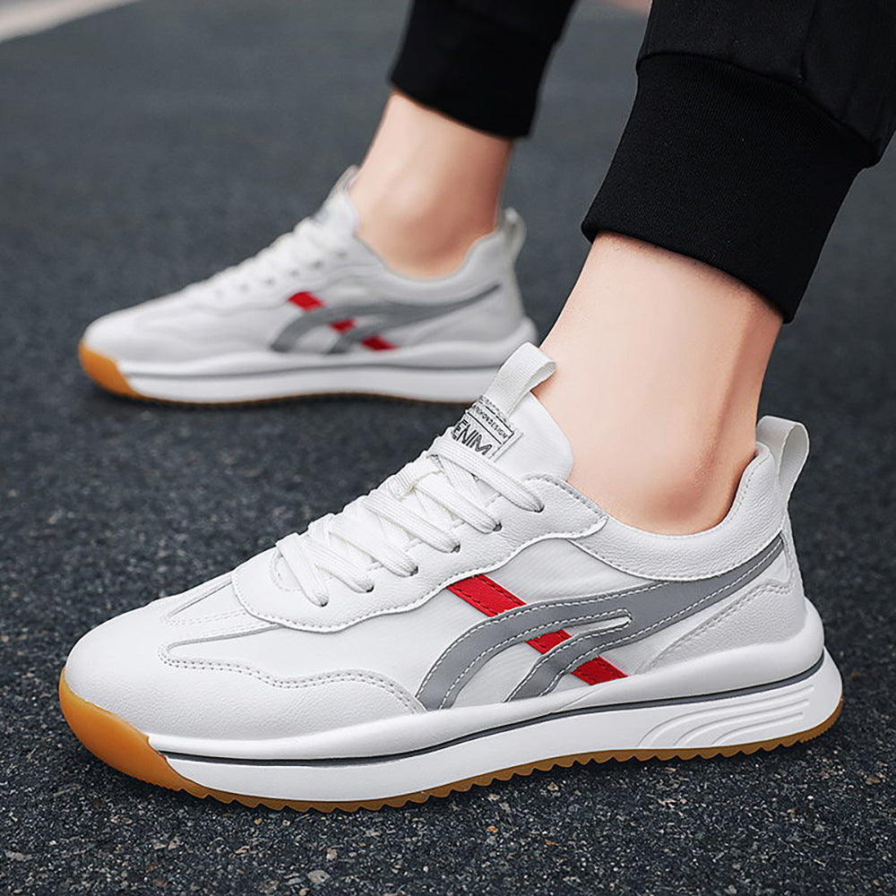 Men's High Quality Sneakers Breathable Fashion Man Running Tennis Shoes Product Information: Product Category: Loafers Suitable season: Summer, spring, autumn Popular element: car stitching Style: Simple Applicable gender: Male Pattern: Solid color Upper