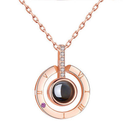 Hot Valentine's Day Gifts Metal Rose Jewelry Gift Box Necklace For Wedding Girlfriend Necklace Gifts Overview: 100% new design and high quality Must-have for fashion women Have a beautiful appearance Specifications: Necklace： Style: ethnic Material: Cryst