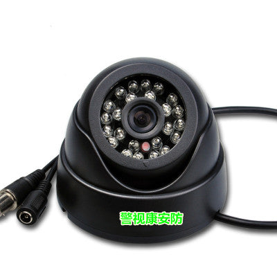 High definition 480 line surveillance camera, infrared camera, indoor monitoring probe, conch monitoring hemisphere Type: ordinary camera Style: Dome camera Image sensor: color Horizontal resolution: 480 (TVL) Minimum illumination: 0.001 (Lux) Resolution: