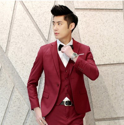 Men's suit three-piece suit Suitable for the season: Four seasons Main fabric composition: cotton The content of the main fabric ingredients: 25 (%) Applicable scene: Leisure Edition type: Slim type size bust Shoulder width Length Sleeve Length S 92 41 67