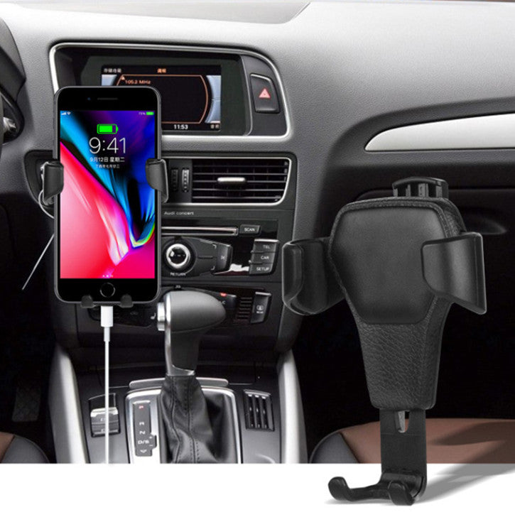 Car Phone Holder For Phone In Car Air Vent Mount Stand No Magnetic Mobile Phone Holder Universal Gravity Smartphone Cell Support [product name]: car buckle type gravity support bracket [product size]: (about) 9.5*8cm [ product color]: black, white [produc