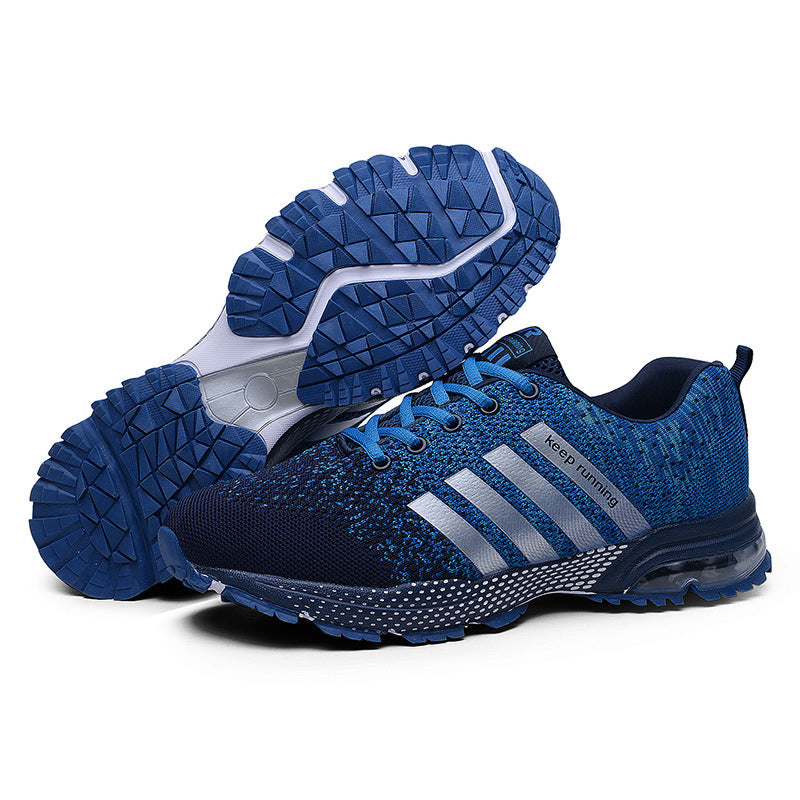 Best selling couple sports shoes breathable mesh outdoor men and women running shoes sports shoes fitness jogging shoes men Product information: Sole material: EVA Upper material: fly woven mesh Color: 8877 white, 8877 blue, 8877 gray, 8877 red, 8877 blac
