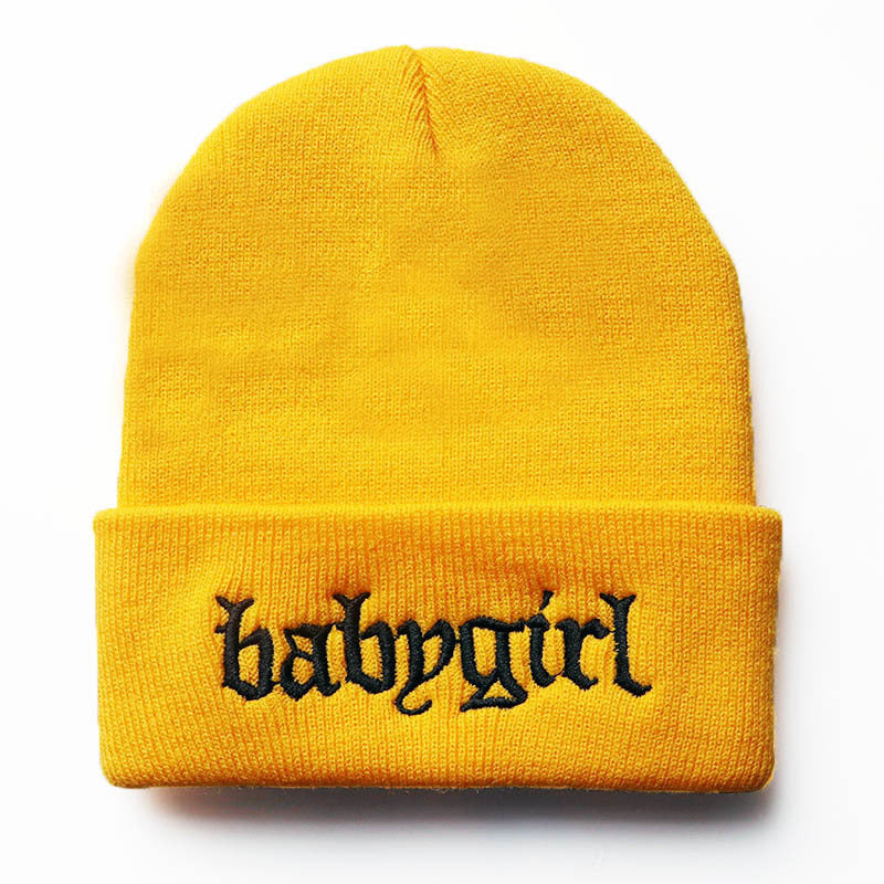 Embroidered Knitted Hat Warm Pullover Hip Hop Product Details: Product Category: Knitted Hat Applicable gender: neutral / both men and women Material: Wool Weaving method: warp knitting Processing method: embroidery Popular elements: hip-hop Pattern: Alph