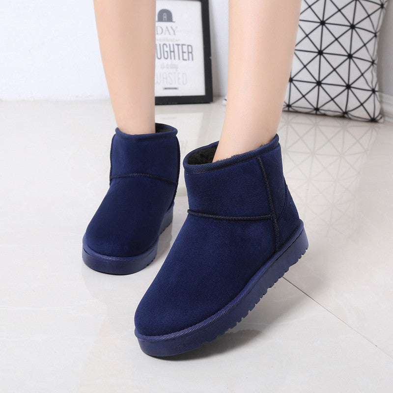Snow Boots Winter Faux Fur Women Shoes Overview: Unique design, stylish and beautiful. Good material, comfortable feet. A variety of colors, any choice. Specification: Function: non-slip, warm, wear-resistant Upper material: suede Sole Material: Rubber Up