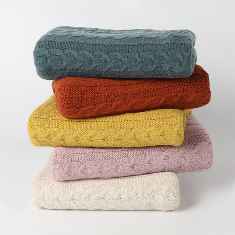Solid Color Scarf For Women Winter Warm Fashion Versatile Shawl Korean Style Sweet Knitted Woolen Long Scarf Product information: Material:Polyester Style:Fashion Simple Features:Warm Color:Picture color Packing list: Scarf*1 Product Image: Solid Color Sc