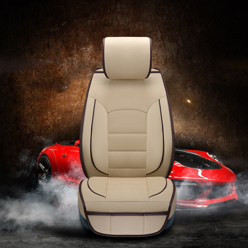 Car seat cushion cover Material: leather Processing customization: Yes Style: five seats Filler: Cotton Car seat cushion cover Material: leather Processing customization: Yes Style: five seats Filler: Cotton 0