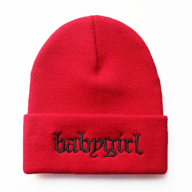 Embroidered Knitted Hat Warm Pullover Hip Hop Product Details: Product Category: Knitted Hat Applicable gender: neutral / both men and women Material: Wool Weaving method: warp knitting Processing method: embroidery Popular elements: hip-hop Pattern: Alph