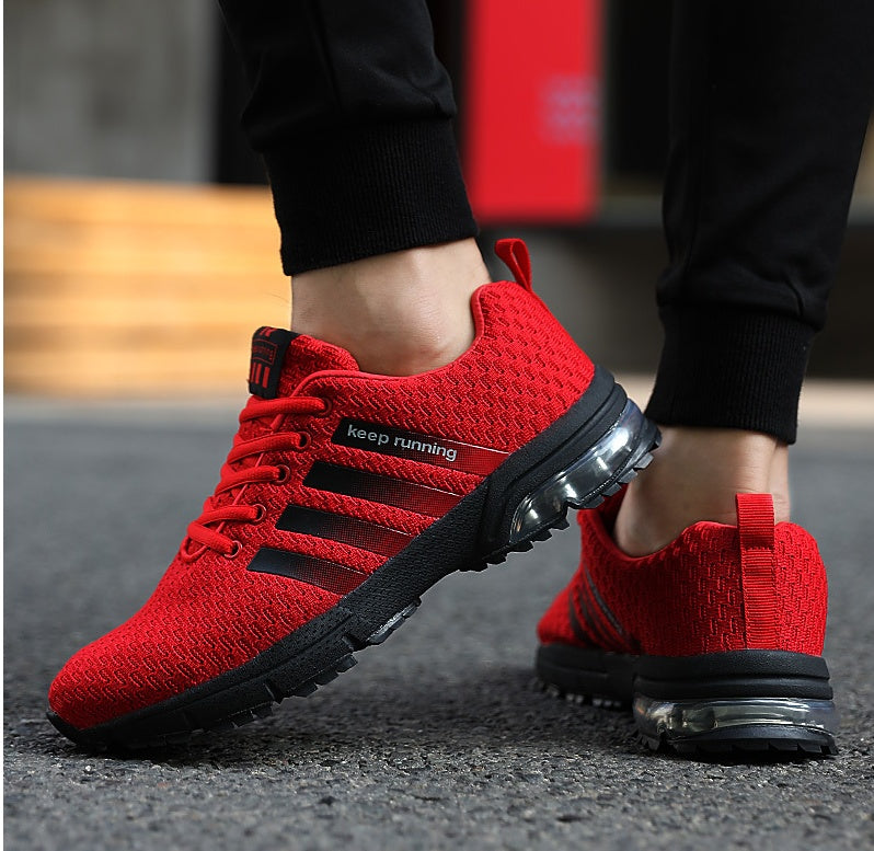 Best selling couple sports shoes breathable mesh outdoor men and women running shoes sports shoes fitness jogging shoes men Product information: Sole material: EVA Upper material: fly woven mesh Color: 8877 white, 8877 blue, 8877 gray, 8877 red, 8877 blac