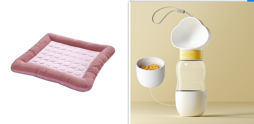 Pet Cooling Pad Bed For Dogs Cats Puppy Kitten Cool Mat Pet Blanket Ice Silk Material Soft For Summer Sleeping Blue Breathable Overview： 1. Cooling Material: The cooling mat is made of high-tech cooling cloth, which makes your pet enjoy a better cooling e