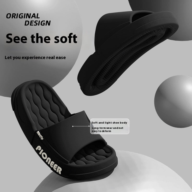Men's Sandals Household Bathroom Non-slip Bathroom Slippers Product information: Color: black, brown, gray, white, green, purple With USB or not: no Size: 36-37 (suitable for 35-36 yards),38-39 (suitable for 37-38 yards),40-41 (suitable for 39-40 yards),4
