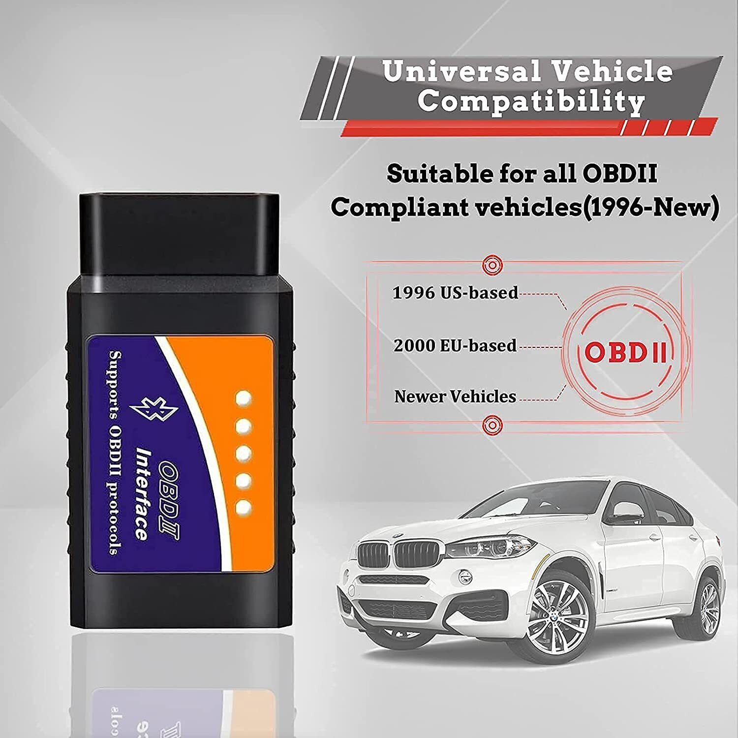 Bluetooth OBD2 OBDII Car Diagnostic Scanner Tool Check Engine Fault Code Reader we ship only inside the US, USPS First Class Package 2 Day Handling , 2-5 Day Shipping. Bluetooth OBD2 OBDII Car Diagnostic Scanner Tool Check Engine Fault Code Reader we ship