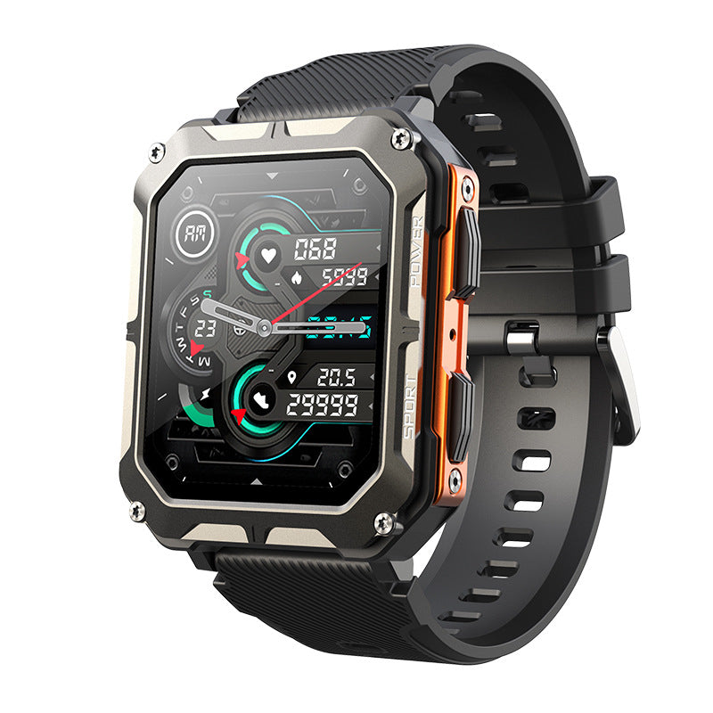 Heart Rate Bluetooth Calling Information Push Smart Bracelet Product information: Color: Black, Orange Applicable people: women, men, neutral, teenagers, couples, adults Battery capacity: 380mAh Operation mode: touch button Screen Type: TFT screen Product