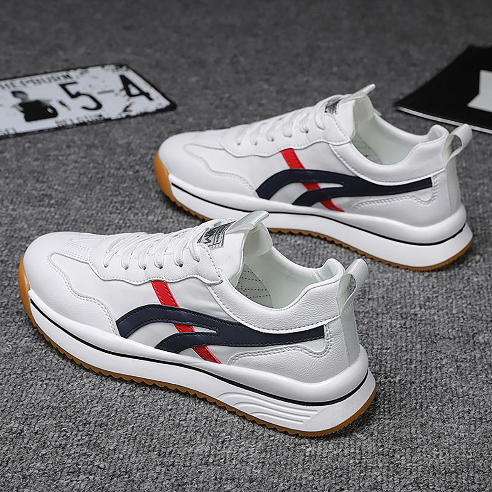 Men's High Quality Sneakers Breathable Fashion Man Running Tennis Shoes Product Information: Product Category: Loafers Suitable season: Summer, spring, autumn Popular element: car stitching Style: Simple Applicable gender: Male Pattern: Solid color Upper