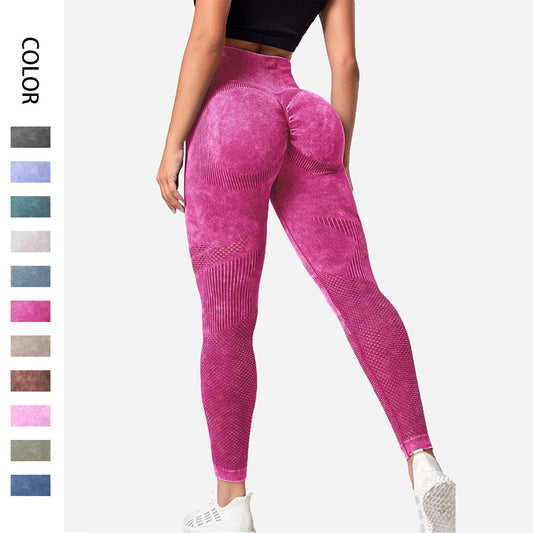 Hollow Design Seamless Leggings High Waist Hip Lifting Running Sports Fitness Yoga Pants Fashion Womens Clothing Product information: Material:nylon + spandex Style:Fashion Simple Features:Solid color Color:picture color Size Information: Note: 1. Asian s